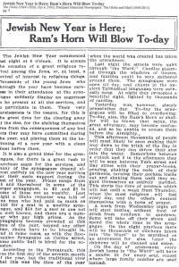 Jewish New Year is Here... Globe Oct. 4, 1910 p.9