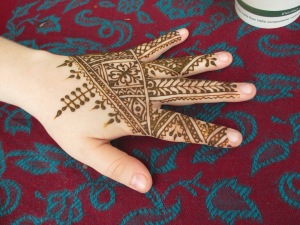 Julia henna tattoo done