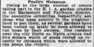 9. Earlscourt - Poultry Nuisance World April 27, 1914 p2 crop
