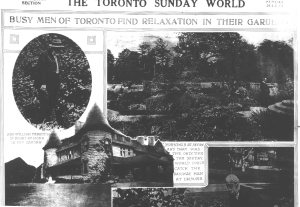 Busy Men of Toronto Find Relaxation Garden World July 19, 1914 p1-page-001