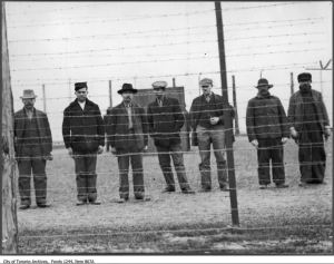 German prisoners of war in CNE compound a