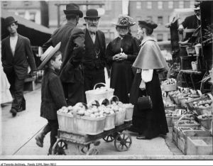 Hamilton market 1908