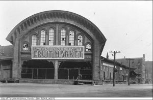 Toronto Wholesale Fruit Market Yonge & Front (post 1900)