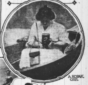 A KODAK GIRL  Star Weekly, Aug. 9, 1913