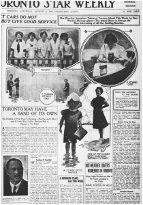 Hot Weather Snapshots at Toronto Islands, A Kodak Girl, Star Weekly, Aug. 9, 1913