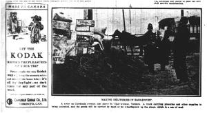Making Deliveries in Earlscourt, Star Weekly, April 11, 1914
