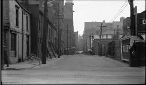Pearl street looking west from York street 1925