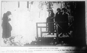 TORONTO COLLEGE GIRLS IN HIGH PARK March 21, 1914 p. 7