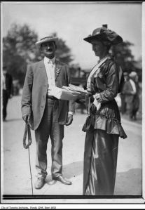 Ontario Jockey Club fall fashions ca 1914 w. mail